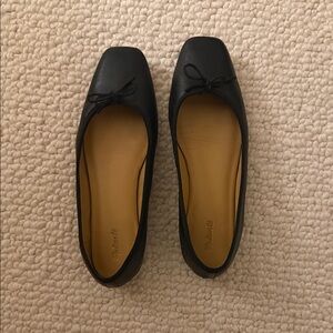 Madewell Black Square-Toe Flats